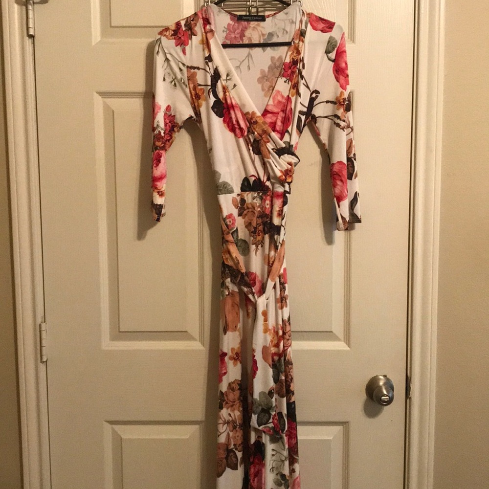 Floral Long Sleeve Dress